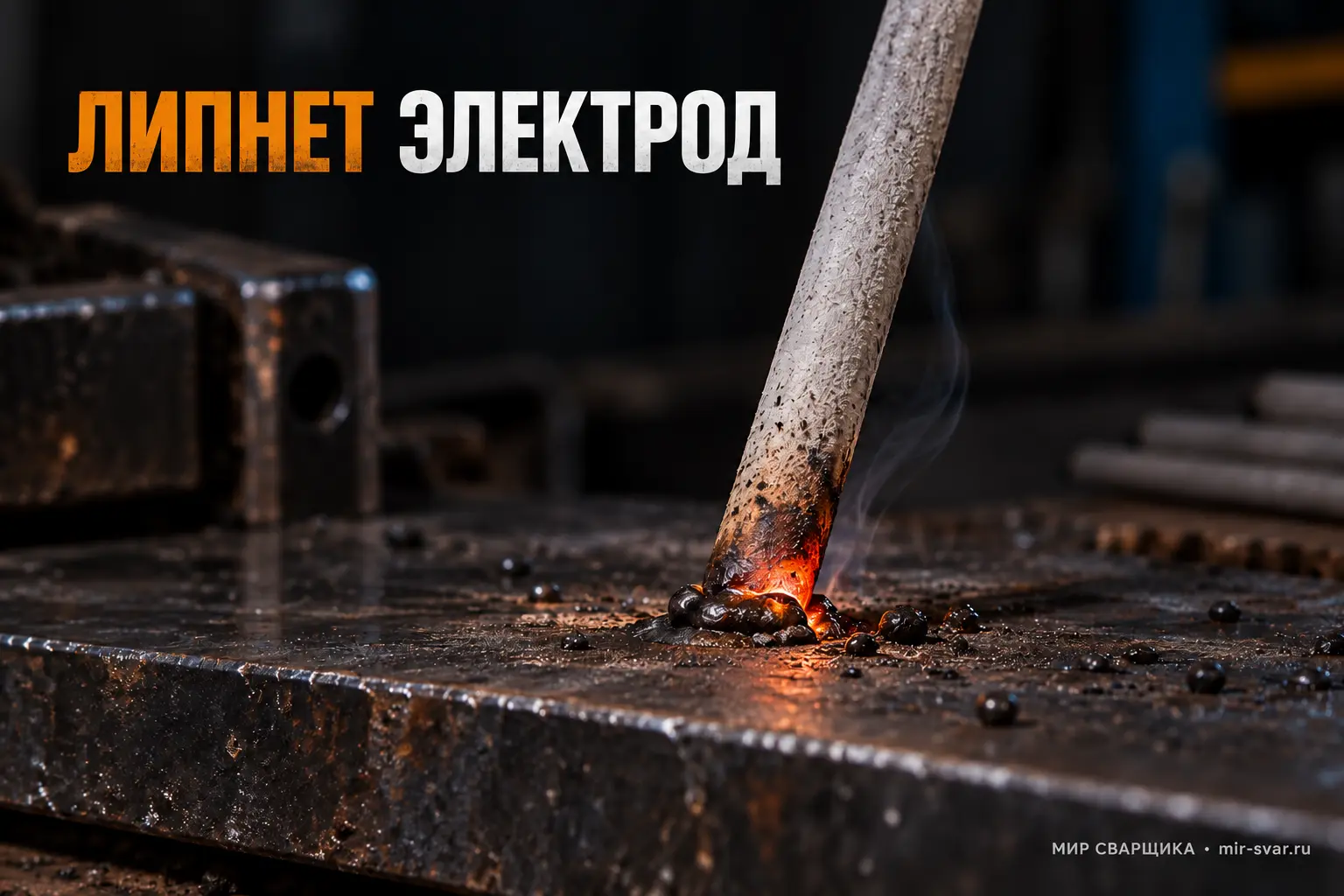 Электрод прилип к металлу